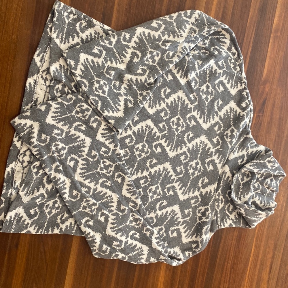 Sundance catalog - unique loose mock neck sweatshirt